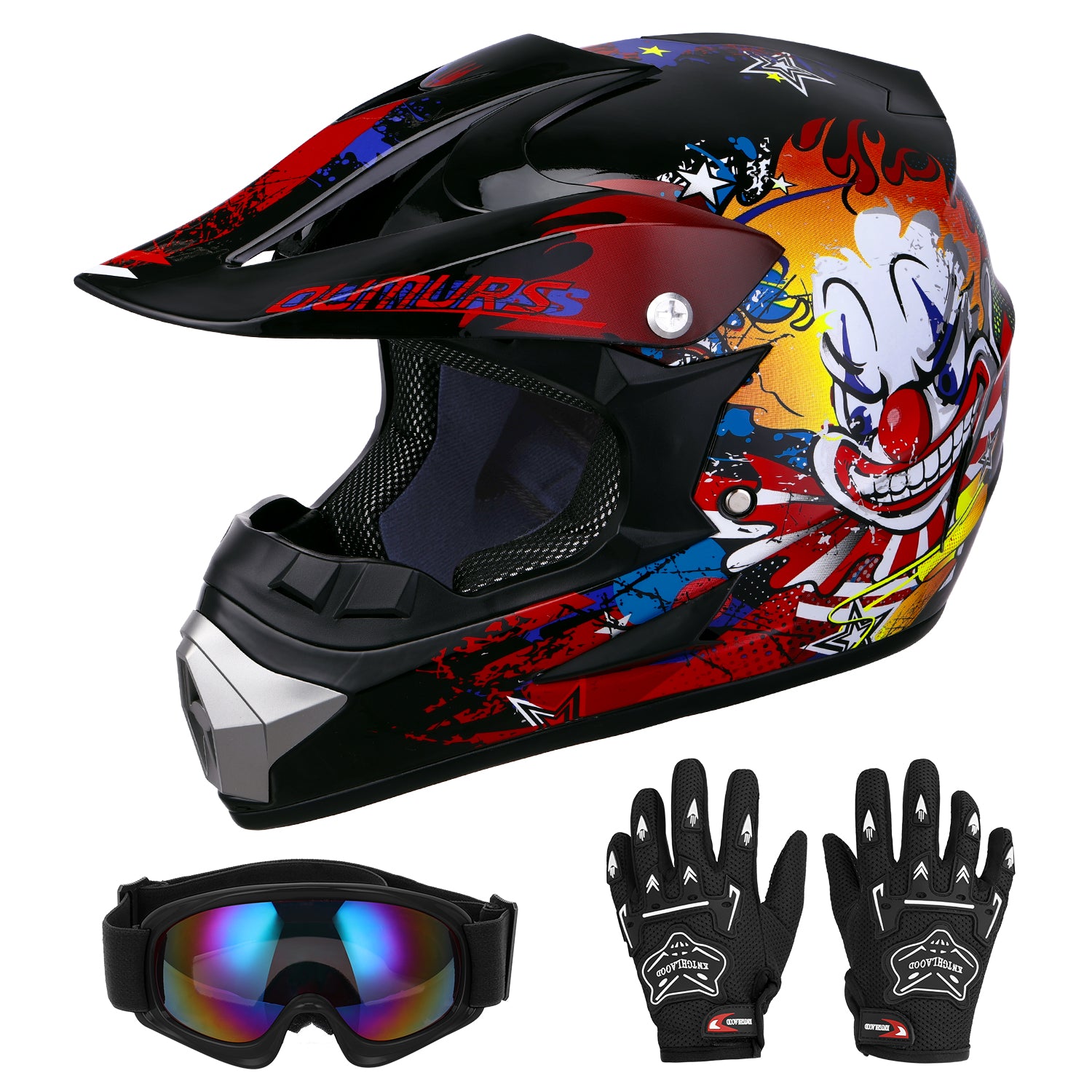 cheap didact helmet coolest motorcycle helmets DOT Youth Dirt Bike Helmet – Oumurs