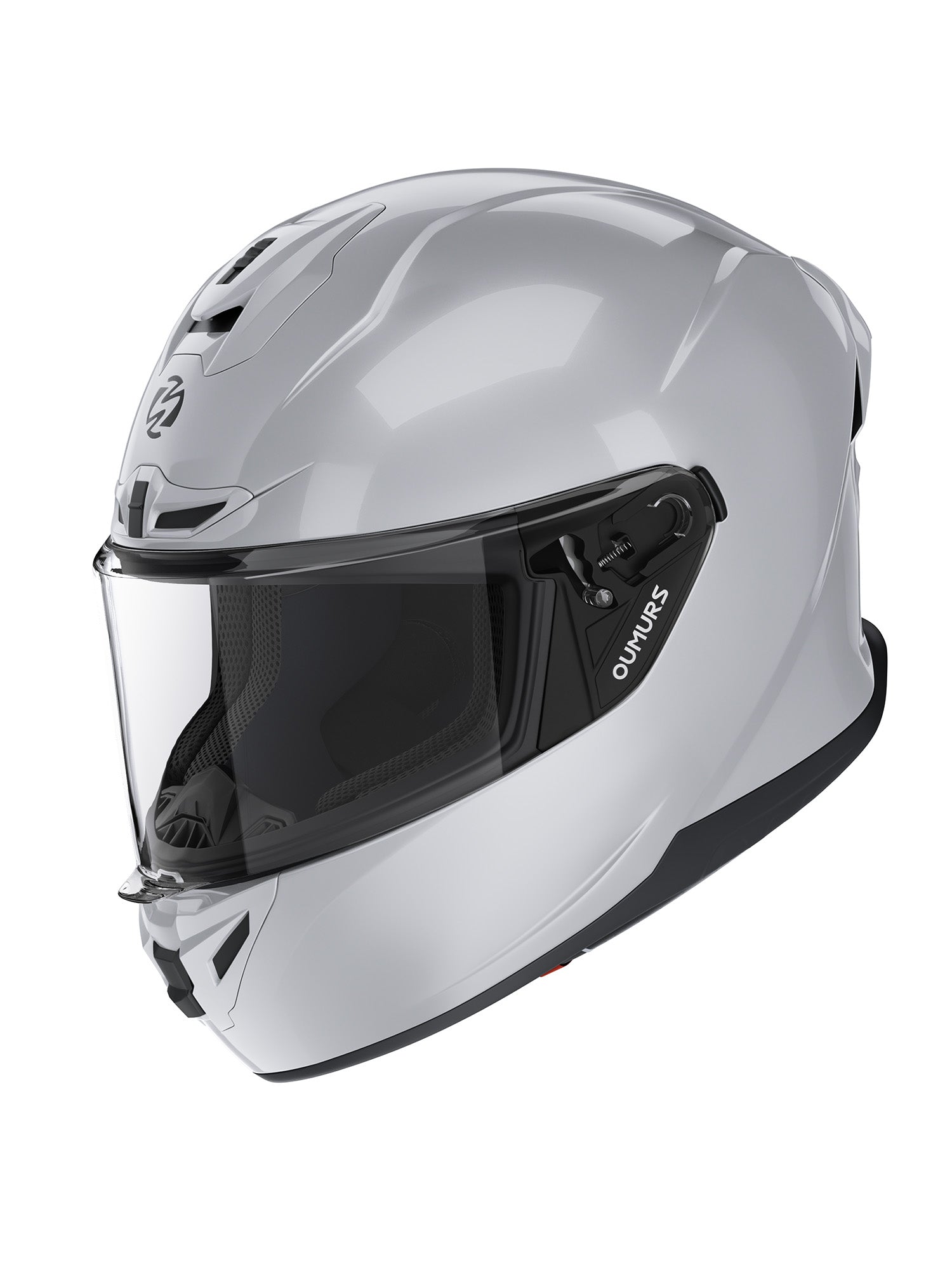 Oumurs-361S Full Face Street Helmet, ECE 22.06 & DOT Certified, Concrete Gray