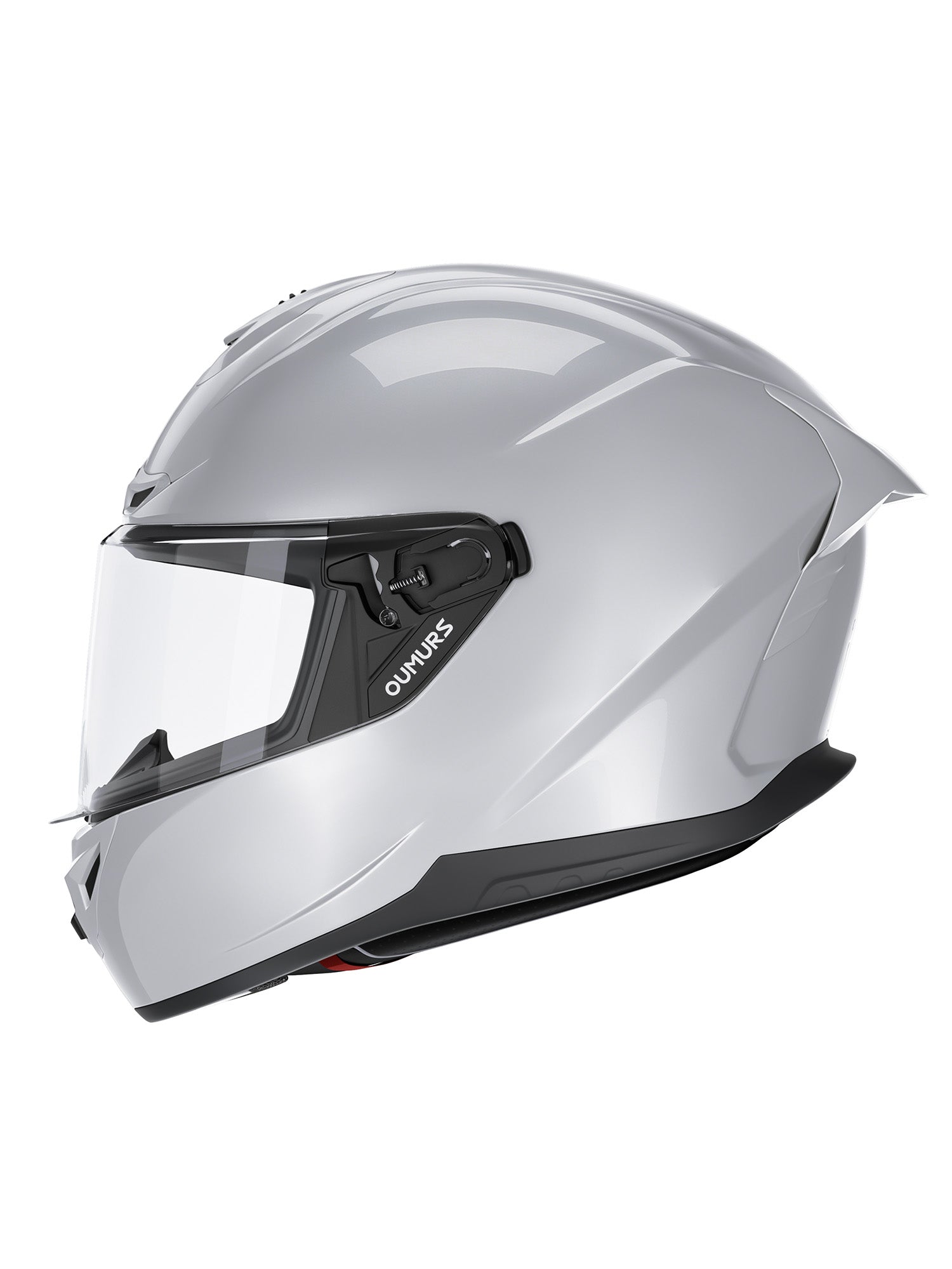 Oumurs-361S Full Face Street Helmet, ECE 22.06 & DOT Certified, Concrete Gray