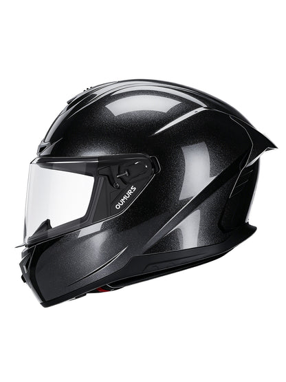 G361S Full Face Street Helmet, ECE 22.06 & DOT Certified, Cosmo Black
