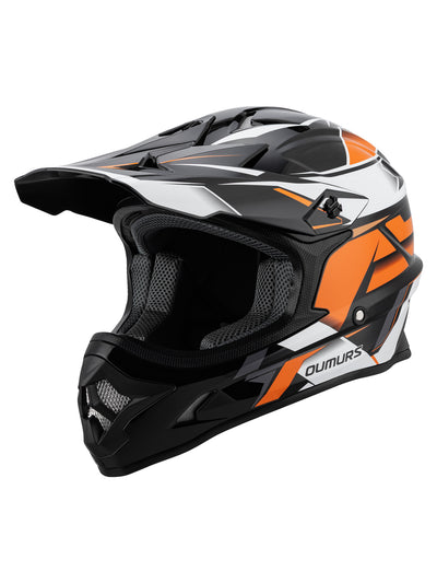 Oumurs 805 Off-Road Helmet | Victory Orange