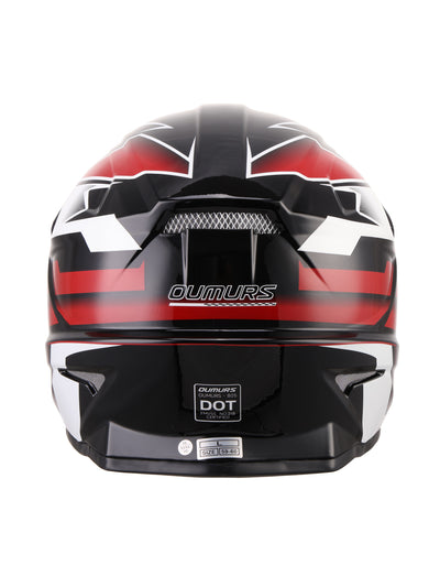 Oumurs 805 Off-Road Helmet | Victory Red