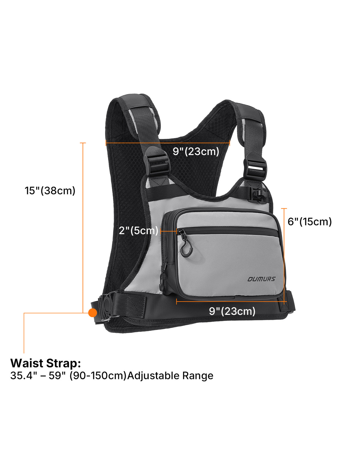 Oumurs Reflekta Motorcycle Chest Bag