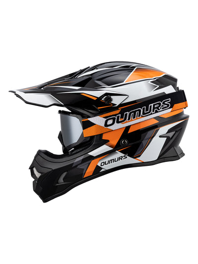 Oumurs 805 Off-Road Helmet | Victory Orange