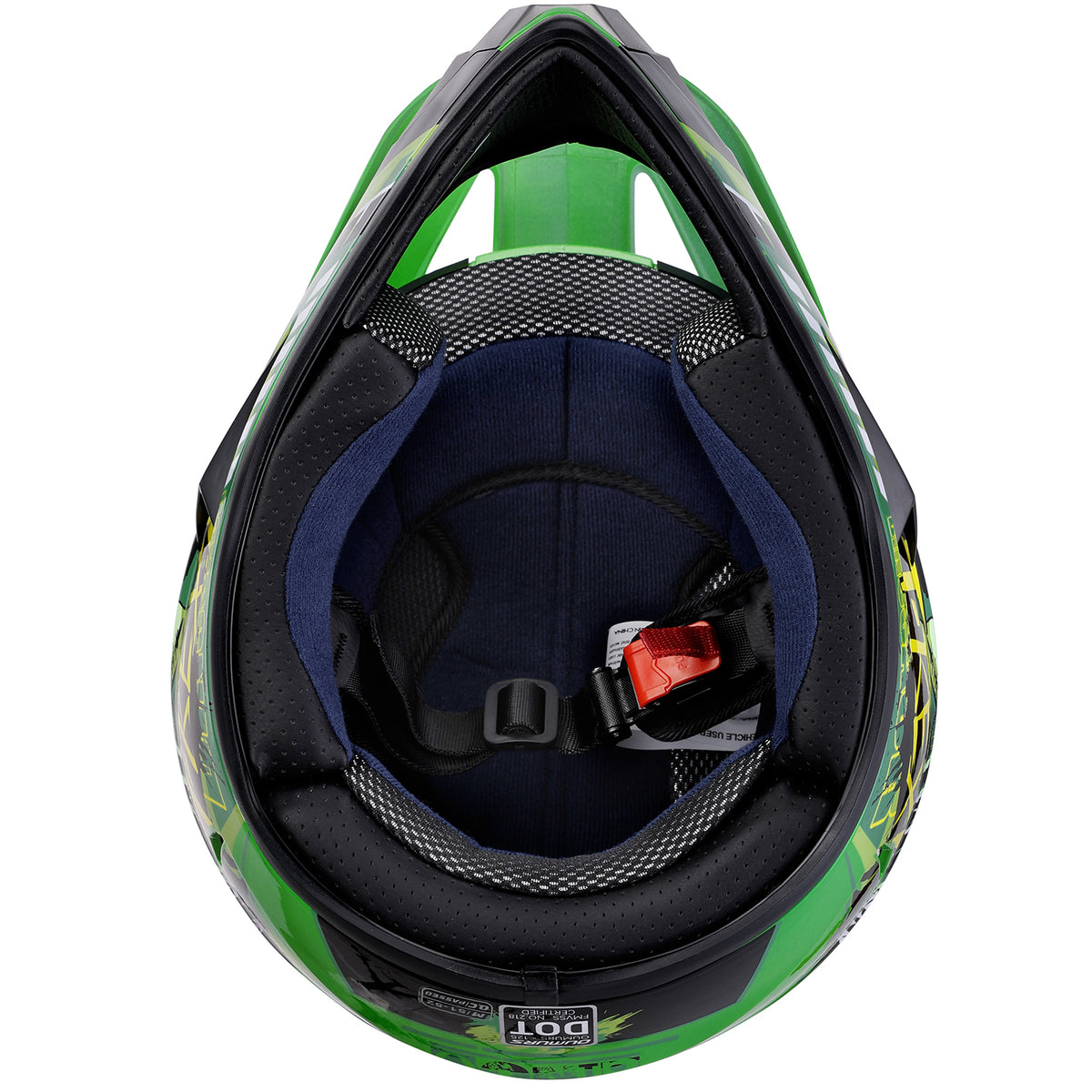 OUMURS 125A Youth Dirt Bike Helmet Dino