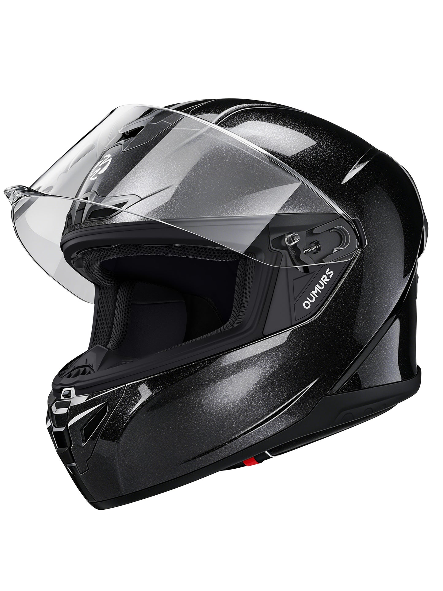 G361S Full Face Street Helmet, ECE 22.06 & DOT Certified, Cosmo Black