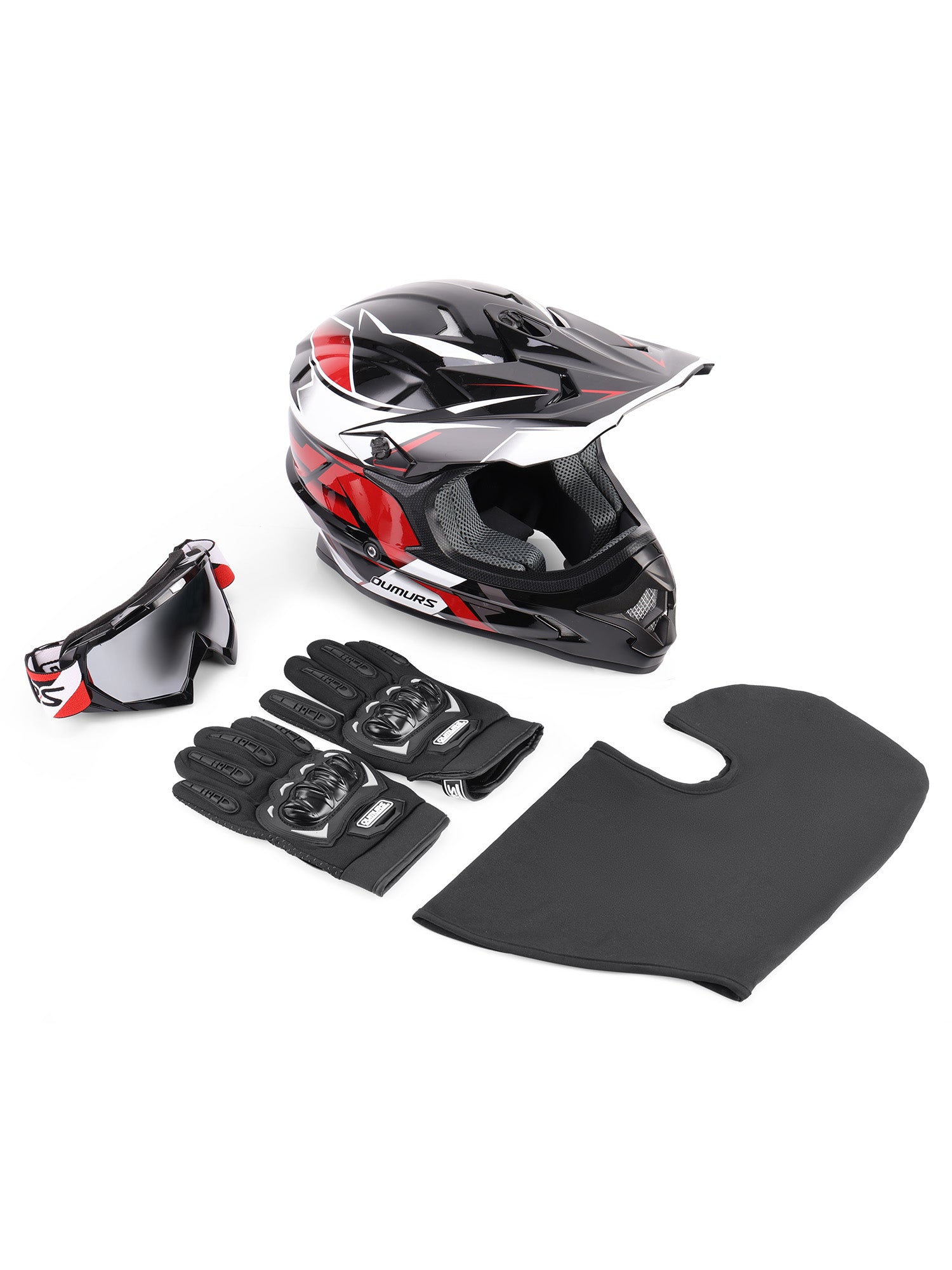 Oumurs 805 Off-Road Helmet | Victory Red