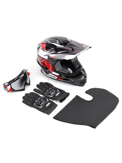 Oumurs 805 Off-Road Helmet | Victory Red