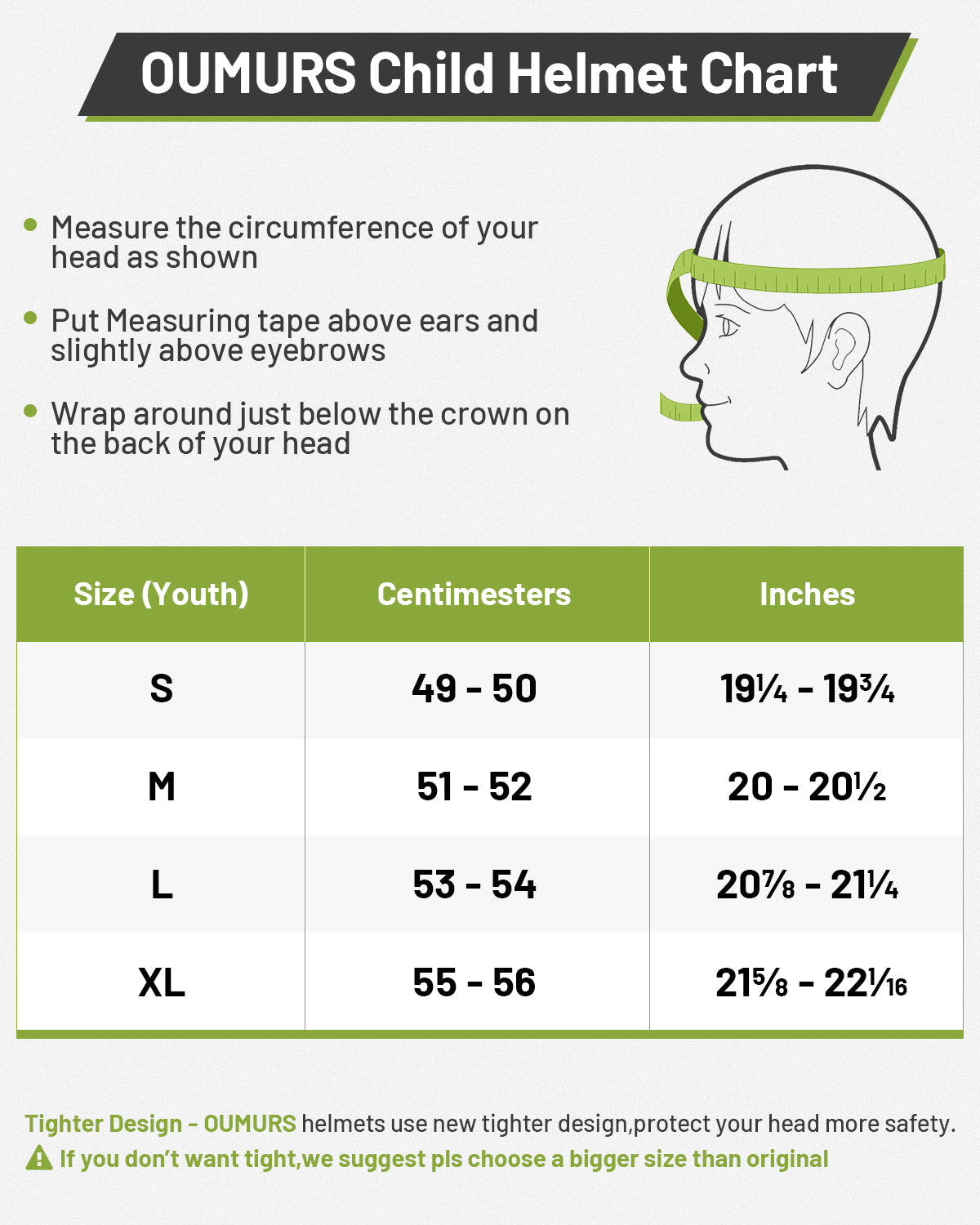 OUMURS 125A Youth Dirt Bike Helmet Dino