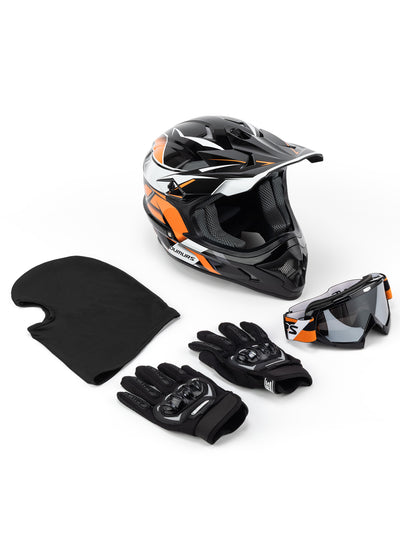 Oumurs 805 Off-Road Helmet | Victory Orange