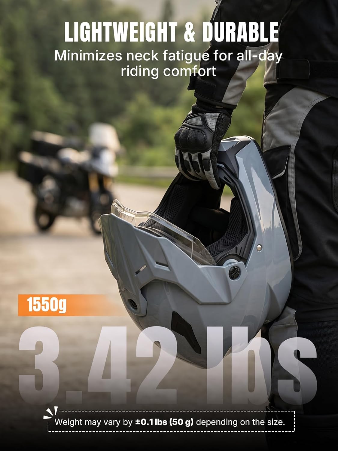 OUMURS 808 Dual Sport Motorcycle Helmet