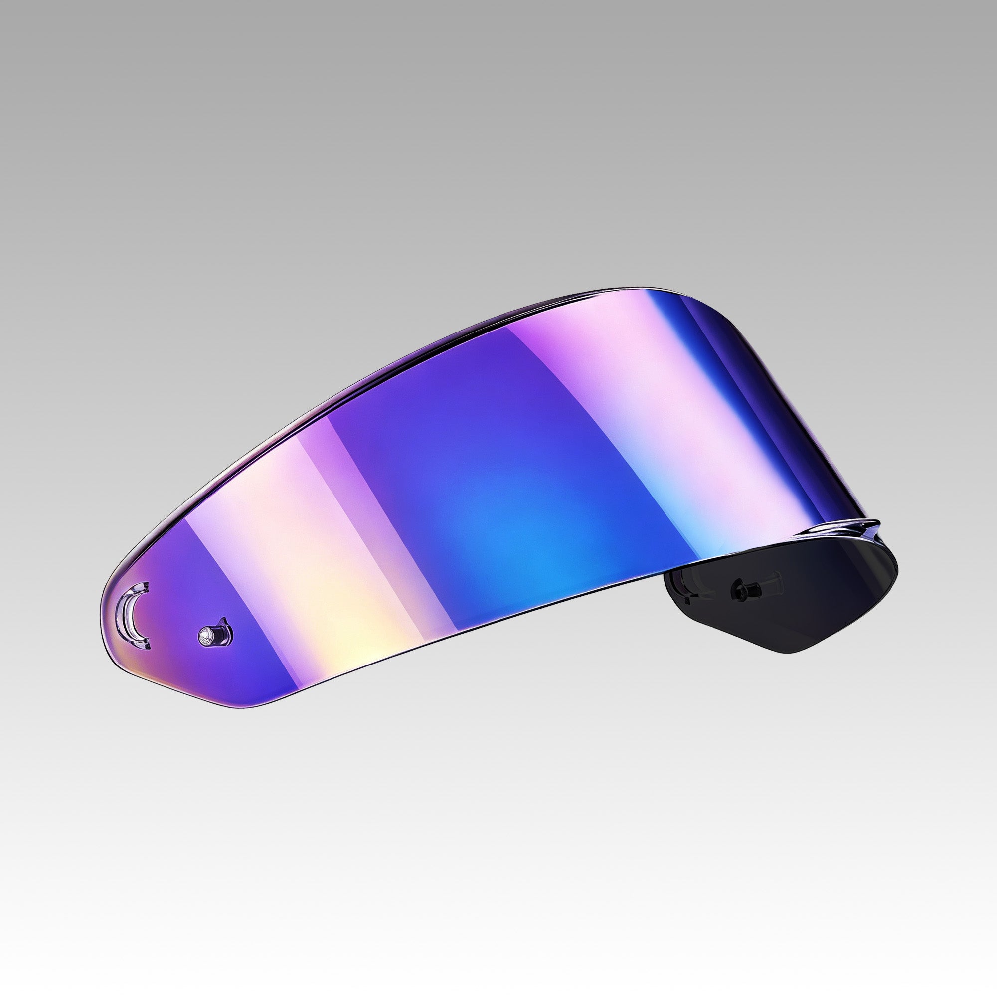Replacement UV-protective iridescent visor for Oumurs-361S full face street helmet