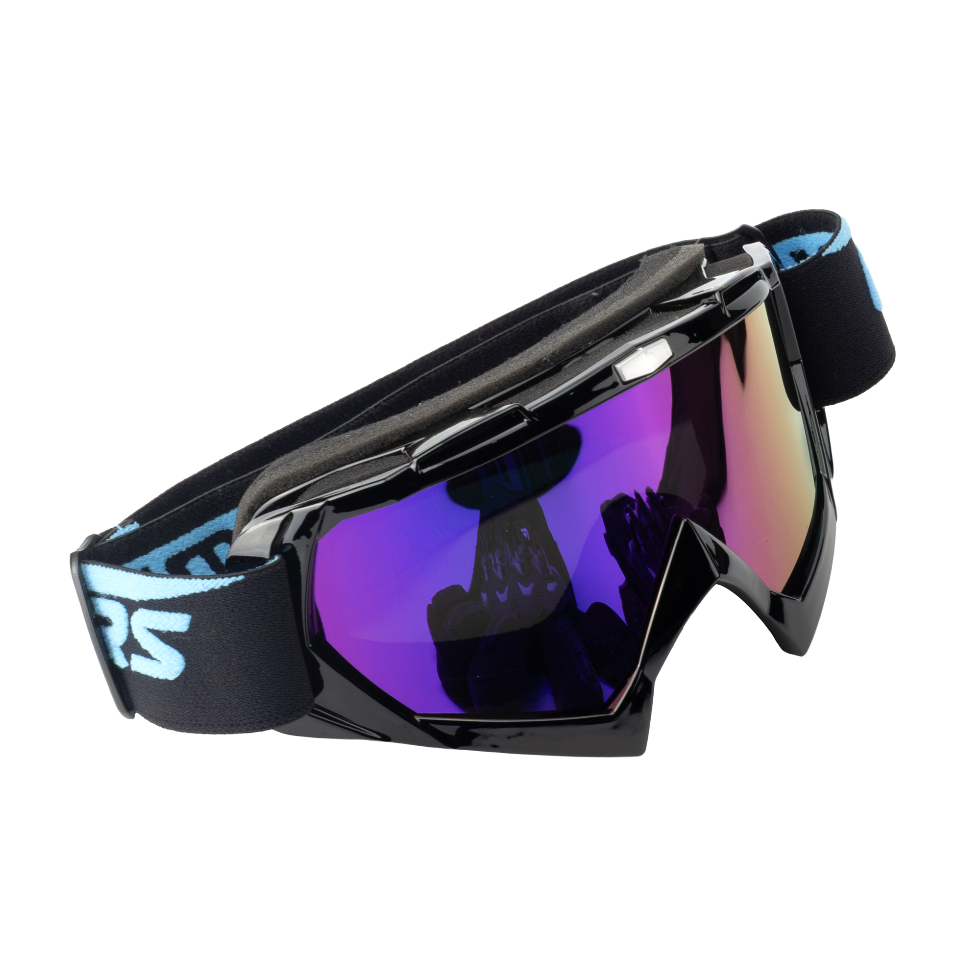 UV-protective goggles for Oumurs 805 Chameleon Purple off-road helmet