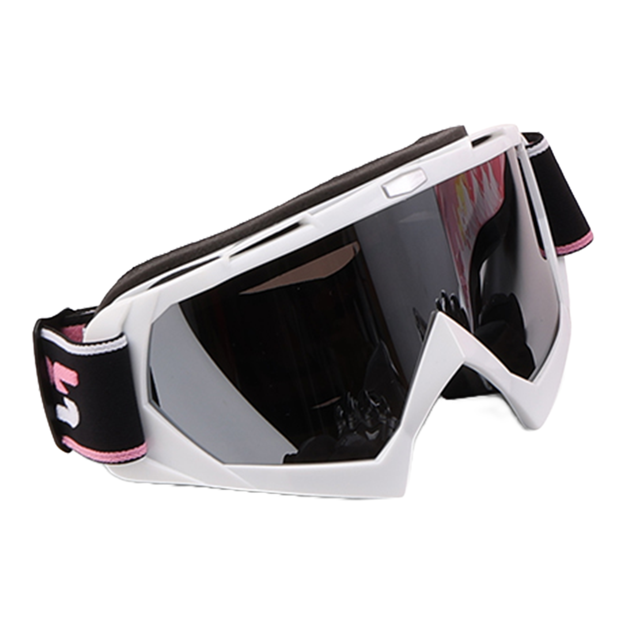UV-protective goggles for Oumurs 805 Purple off-road helmet