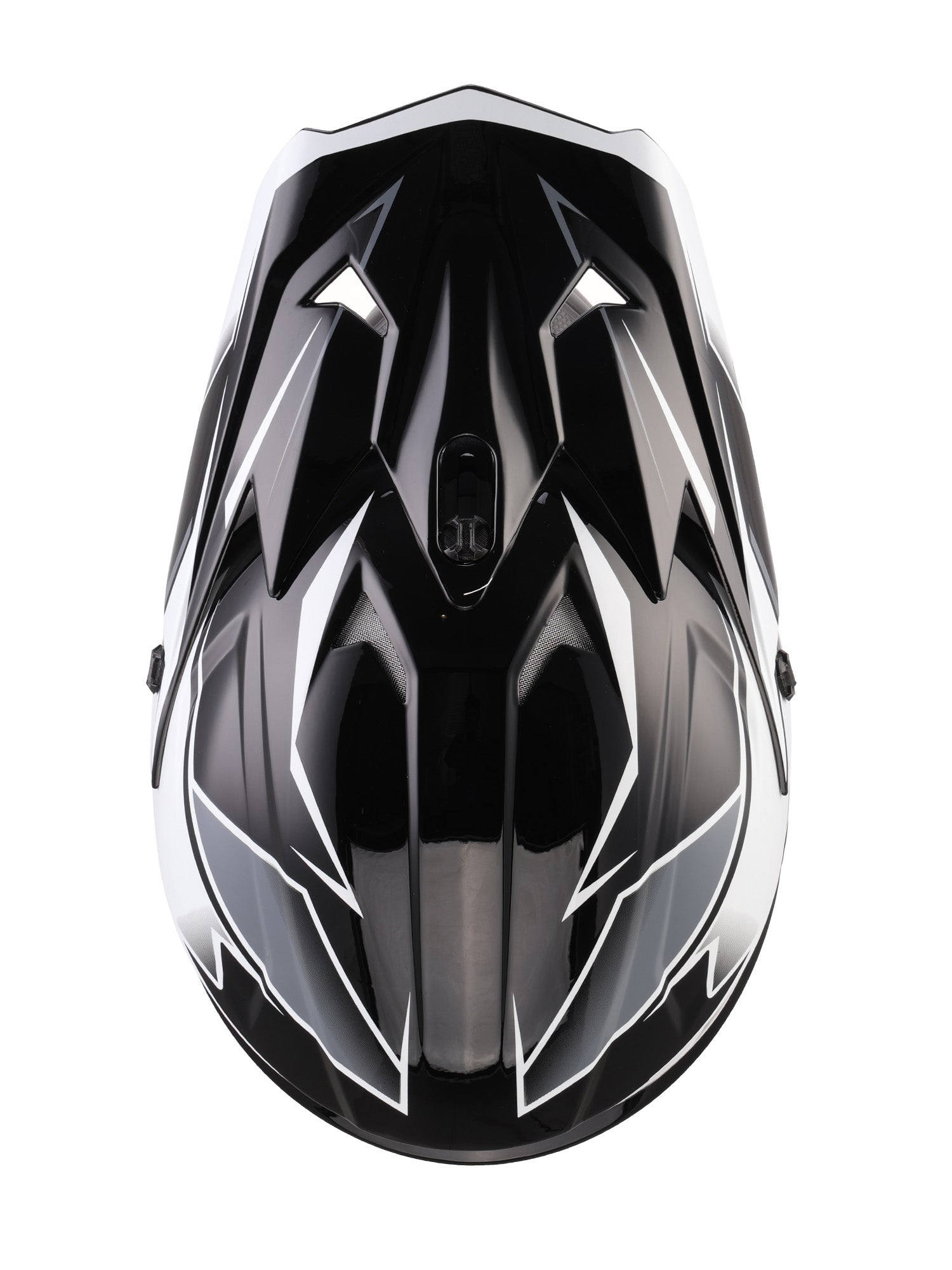 Oumurs 805 victory gray off-road motocross helmet, top view